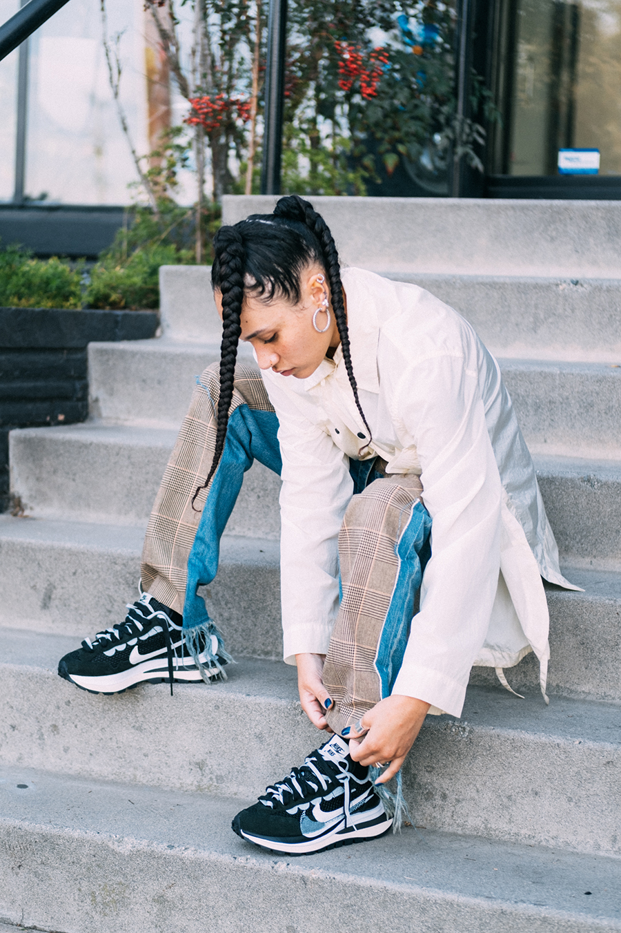 How to Style Sacai Vaporwaffles with Model and Designer Janae Roubleau