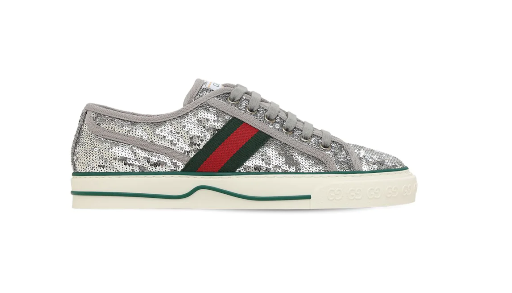 gucci sequin sneakers common ace