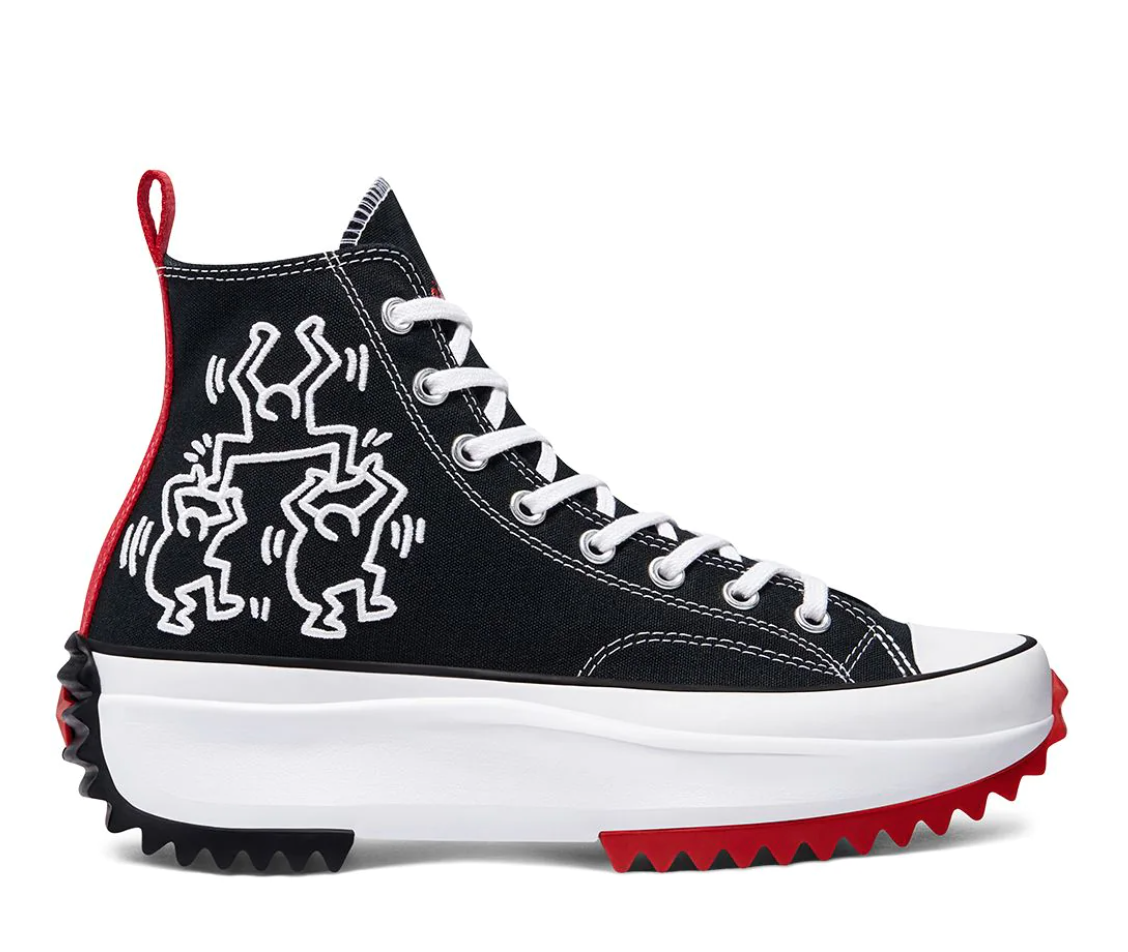 keith haring converse common ace sneakers cool